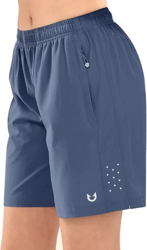 Miniatura 25 de NORTHYARD Pantalones cortos deportivos de senderismo para mujer, de secado rápido, ligeros, para gimnasio, entrenamiento, con 3 bolsillos