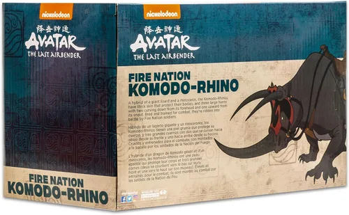 Miniatura 9 de McFarlane Toys - Avatar TLAB Criatura - Nación de FUEGO Guerra Rinoceronte