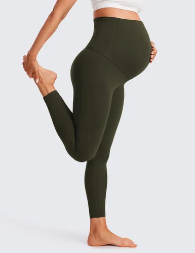 Miniatura 4 de CRZ YOGA Butterluxe - Leggings de maternidad sobre el vientre de 25 pulgadas, pantalones suaves para entrenamiento, yoga y embarazo