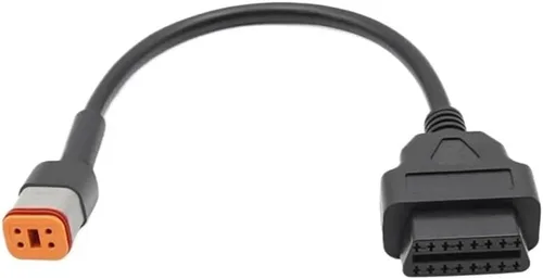 Miniatura 2 de 4PIN to 16PIN obd2 Fit for HAR-David Ha Motorcycle Adapter