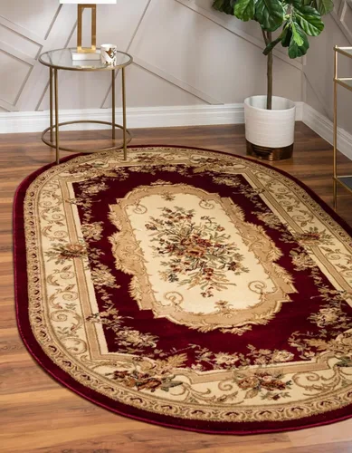Miniatura 31 de Unique Loom Versailles Collection - Alfombra tradicional clásica con motivo floral, colección Versailles
