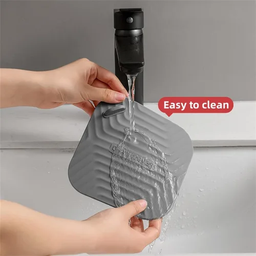 Miniatura 8 de MAOYONG Cubierta de drenaje de ducha - Tapón cuadrado de silicona para drenaje de piso para baño, tapón de drenaje de bañera, tapón de drenaje