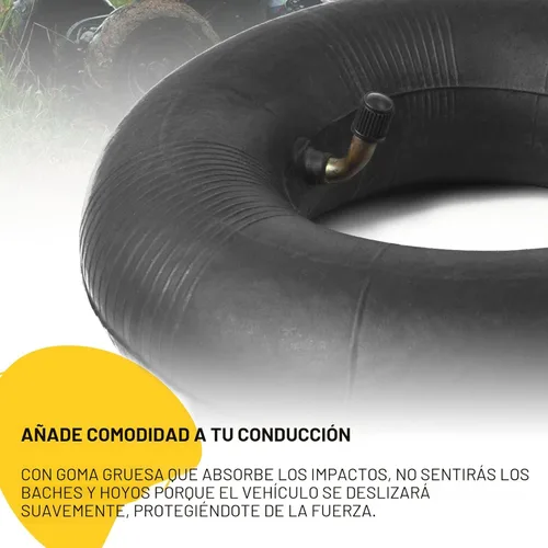 Miniatura 5 de AR-Pro - Tubo interior de repuesto resistente con válvula recta TR-13 (2 unidades) para carretillas, podadora, carrito del mandado y más