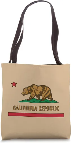 Bandera de oso de la República de California de los Estados Unidos - Bolsa de mano del orgullo del estado de