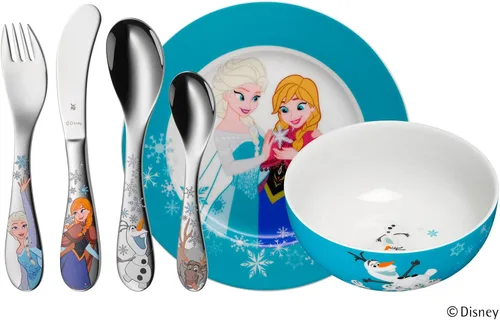 Miniatura 2 de WMF Disney Frozen - Juego de cubiertos para niños, transparente, 6 piezas