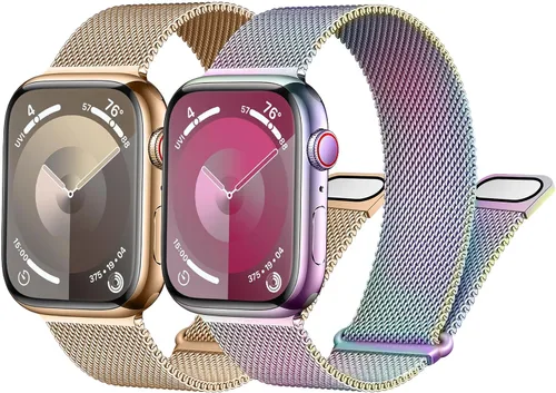 Miniatura 22 de Correa milanesa para Apple Watch Band de 1.575 pulgadas, 1.732 pulgadas, 1.614 pulgadas, 1.772 pulgadas, 1.654 pulgadas, 1.614 pulgadas, 1.614