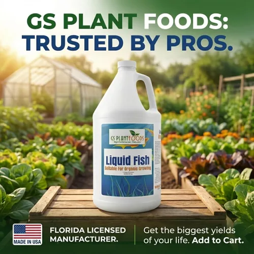 Miniatura 9 de GS Plant Foods Fertilizante líquido orgánico para peces - Natures Growth Boost, certificado OMRI, hidrolizado, a base de peces, solución