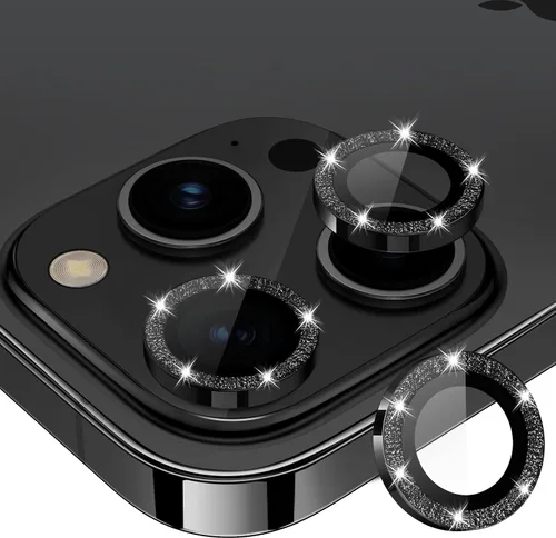 Miniatura 79 de Protector de Lente de Cámara Bling para iPhone 17 Pro / 17 Pro Max, Anillo de Metal con Diamante Individual con Dureza 9H, Protector de Pantalla