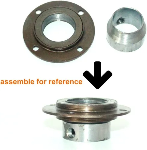 Miniatura 3 de L-faster DIY Bicicleta Eléctrica Recambio Freewheel Adaptador Triciclo No Dientes Volante Conector La Parte Entre Dos Freewheel de 1.339 in Rosca