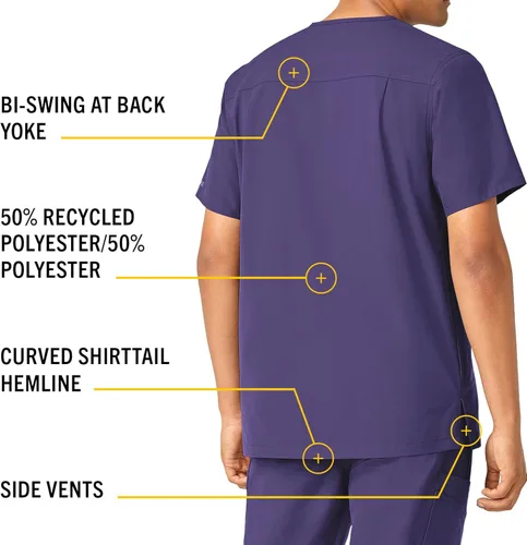 Miniatura 4 de Carhartt Men's Force V-Neck Shirttail Top
