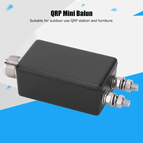 Miniatura 2 de AMONIDA 1:1 Mini Balun, HF Uso Frecuencia Plástico Shell Mini Balun, para QRP al aire libre estación y muebles