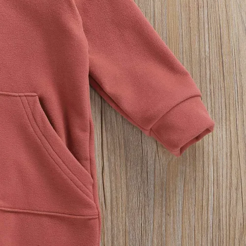 Miniatura 6 de Enterizo de manga larga para bebés y niñas, con cremallera, cálido, con cremallera, para otoño e invierno