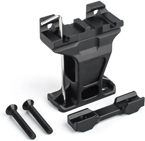 Miniatura 4 de Soporte elevador de metal para telescopio T1 T2 de altura para riel Picatinny de 0.787 in