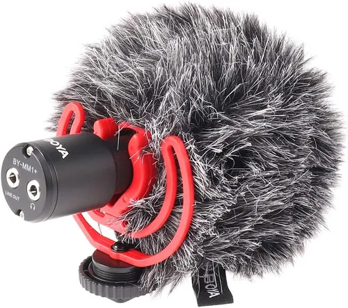Miniatura 9 de FocusFoto PRO U-Rig - Soporte estabilizador para cámara de video para teléfono inteligente, agarre estabilizador con micrófono mejorado por-MM1+