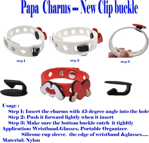 Miniatura 4 de Pabucle Colgantes médicos para zapatos papacharmsnuevo mexicano con hebilla de clip, dijes para zapatos papacharms, hombres y mujeres, decoración