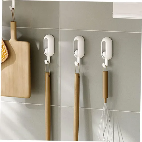 Miniatura 7 de 4 ganchos universales giratorios para toallas, gancho para toallas, colgador de pared, faroles, colgador de cocina, ganchos para colgar en la pared