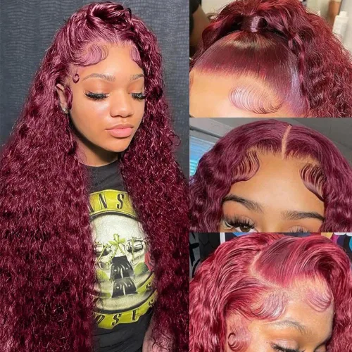 Miniatura 28 de Peluca de Bob rizada de 8 pulgadas de cabello humano 13x4 con encaje frontal, pelucas de cabello humano con densidad 200, sin pegamento