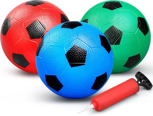 Mini pelotas de fútbol de 6 pulgadas para niños pequeños, 6 pulgadas de fútbol pequeño para mini aro, kickball suave juego deportivo para interiores