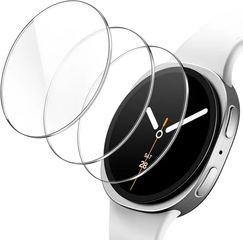 Miniatura 13 de JETech Protector de pantalla para Samsung Galaxy Watch 7/6 de 1.732 in (protector de pantalla de solo 1.606 in), vidrio templado antiarañazos