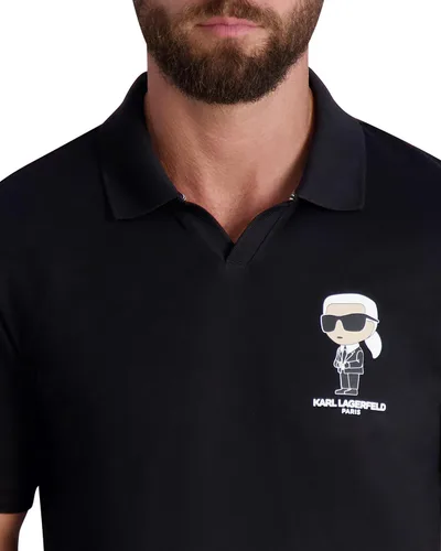 Miniatura 4 de Karl Lagerfeld Paris Men's Casual Short Sleeve Collared Polo