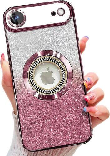 Miniatura 250 de Misscase Funda magnética con purpurina para iPhone 11 compatible con MagSafe, protección completa, delgada, a prueba de golpes, antiarañazos