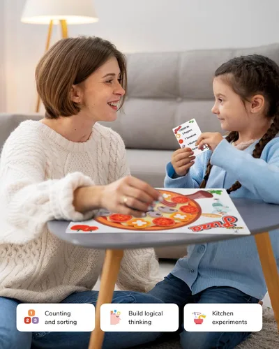 Miniatura 3 de CHEFAN Juguetes para niños pequeños, juguetes de aprendizaje de números para niños pequeños, juegos de matemáticas preescolares, manipuladores