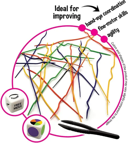 Miniatura 2 de Squiggle Sticks - Juego de palos de recogida con un giro, habilidades motoras finas y agilidad, familia, niños a partir de 6 años, 2-6 jugadores