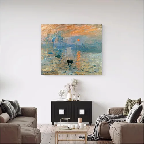 Miniatura 618 de A&T ARTWORK Campo de trigo con cipreses de Van Gogh Las reproducciones de arte clásico mundial, impresiones en lienzo giclée para decoración