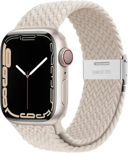Miniatura 32 de Qimela Correa Compatible con Apple Watch de 1.49/1.57/1.61/1.65/1.73/1.77/1.77/1.93 pulgadas para Mujeres y Hombres, Correa Deportiva Solo Loop