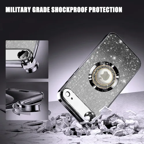 Miniatura 289 de Misscase Funda magnética con purpurina para iPhone 11 compatible con MagSafe, protección completa, delgada, a prueba de golpes, antiarañazos