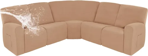 Miniatura 16 de Easy-Going - Funda 100% impermeable para sofá reclinable, fundas de sofá elásticas para sofás reclinables, funda de sofá seccional extra grande