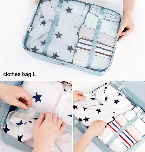 Miniatura 4 de Bolsa de almacenamiento de viaje multifuncional de ropa de nuevo estilo maleta accesorios de viaje cubos