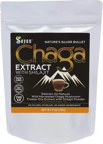 Miniatura 14 de Polvo extracto hongo chaga siberiano. Súper antioxidante, ayuda al sistema inmune., 2 onza, 1 Extracto de Chaga