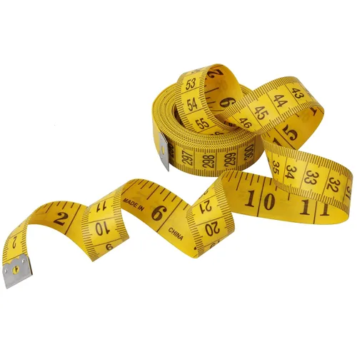 Miniatura 7 de Wisdompro Cinta métrica suave de 120 pulgadas para coser tela a medida, medida del cuerpo, indexada en unidades métricas y estándar, práctica regla