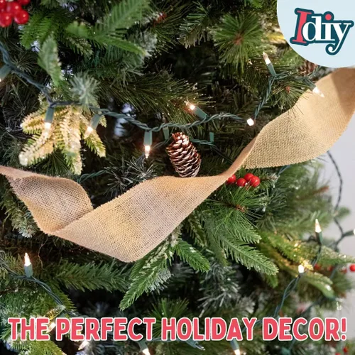 Miniatura 3 de Cinta de arpillera de 1 pulgada x 10 yardas, cinta de yute natural para decoración de verano, envoltura de regalos, lazos rústicos, cestas