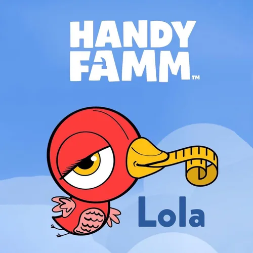 Miniatura 9 de Handy Famm Cinta métrica de pájaro rojo de 8 pies para niños, herramienta educativa STEM con nivel, transportador, diseño retráctil, juguete