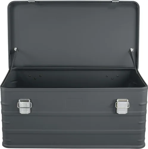 Miniatura 14 de Eylar Caja de almacenamiento de aluminio cruzada para Overland, baúl, estuche de carga de metal, caja de almacenamiento (combo de 4 piezas, negro)