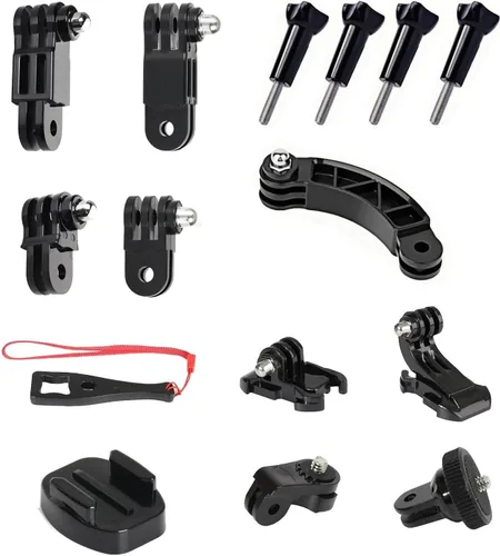 Kit de accesorios universales para cámara de acción para GoPro Hero, Insta360 X5/X4/X3, DJI OSMO Action, AKASO APEMAN Sports Cam, base de casco