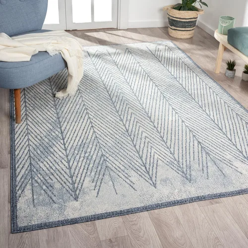 Miniatura 12 de LUXE WEAVERS - Alfombra geométrica azul 2x3