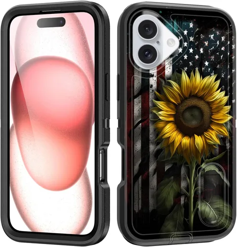 Miniatura 77 de Funda para iPhone Air con soporte integrado, a prueba de golpes, polvo y caídas, 3 capas, grado militar, funda protectora para iPhone Air de 6.5