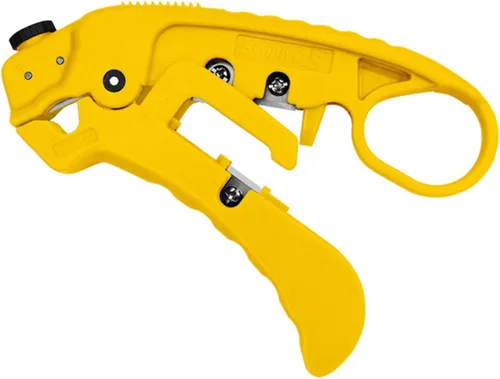 Miniatura 7 de Simply45 Pelacables LAN y cortador profesional ajustable para Cat7a/6a/6/5e UTP/STP blindado y sin blindaje - Incluye peine alisador de alambre