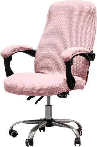 Miniatura 30 de Melaluxe Funda para silla de oficina con fundas para reposabrazos, funda elástica universal para silla de escritorio, fundas para silla