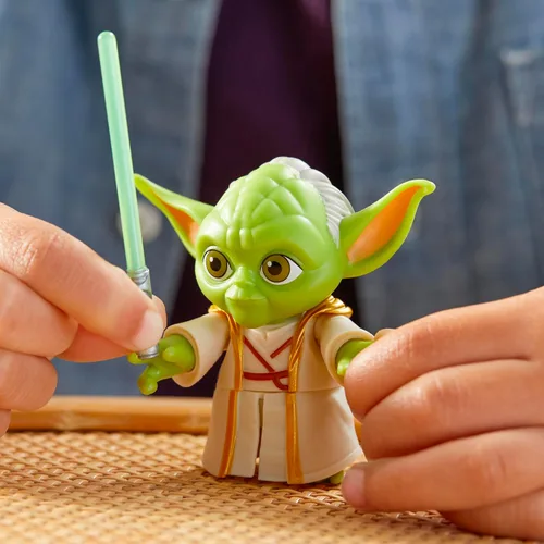 Miniatura 4 de Star Wars: Young Jedi Adventures Yoda Figura de acción, juguetes de 3 pulgadas de alto, juguetes preescolares para niños y niñas de 3 años