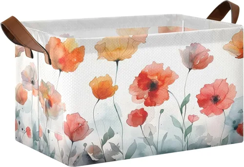 Miniatura 27 de senya Cesta de almacenamiento 1 unids grande plegable bolsa de ropa rectangular plegable tela cesta de lavandería plegable cubo de lavado plegable