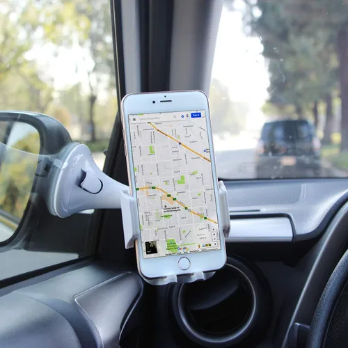 Miniatura 4 de Cellet Soporte de teléfono para parabrisas de automóvil, soporte para teléfono compatible con iPhone y teléfonos inteligentes Android