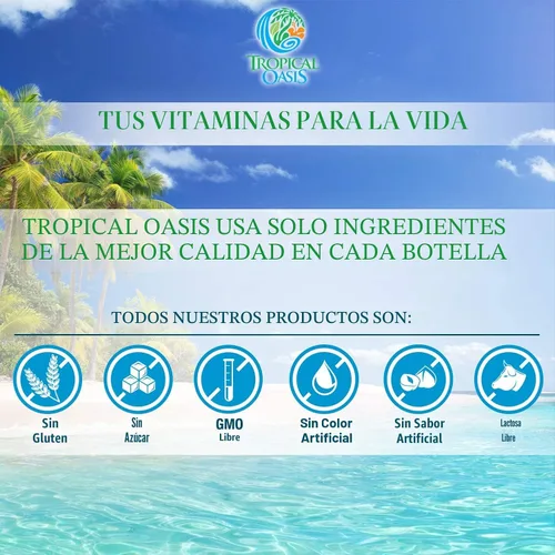 Miniatura 8 de Mega Premium Multivitamínico líquido Vitamina natural de apoyo inmunológico con 1333% de vitamina C, 200% D3, zinc + 20 vitaminas, 70 minerales