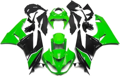 Miniatura 16 de Kit de carenado de inyección verde negro rojo apto para Kawasaki 2005 2006 ZX6R ZX636R 05 06 zx-6r 636 2005 ABS Carenados de motocicleta de plástico