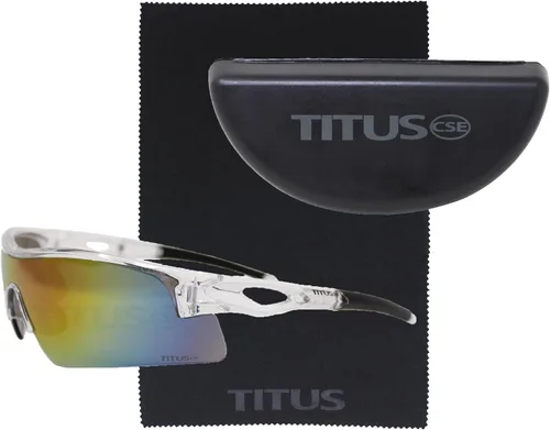 Miniatura 29 de TITUS G20 Gafas de seguridad para todos los deportes, protección para motocicletas, compatibles con ANSI Z87+ Marco negro - Lente ahumado - Con bolsa