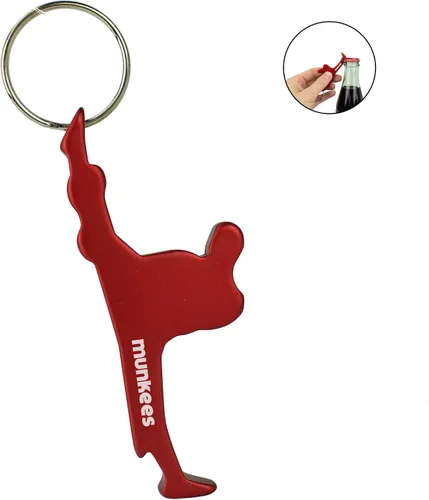 Miniatura 4 de Munkees - Llaveros para atletas, mini llaveros para deportes atléticos, pequeños jugadores de baloncesto y fútbol, esquiadores, corredores