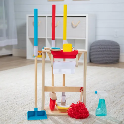 Miniatura 10 de Melissa & Doug Juego de limpieza Deluxe Sparkle & Shine (11 piezas) - Certificado FSC